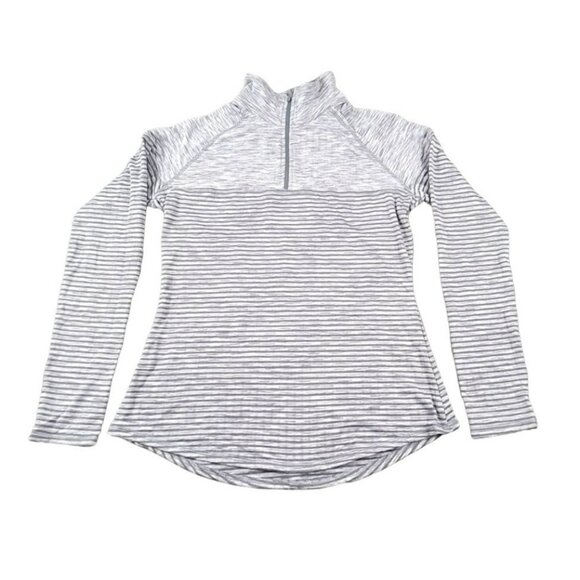 AVIA Womens Track Jacket Pullover Tones of Grey White Size S (4-6) JH1155 - Picture 3 of 4
